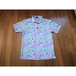 Bad Birdie Golf Polo Shirt Men's Size L Short Sleeve